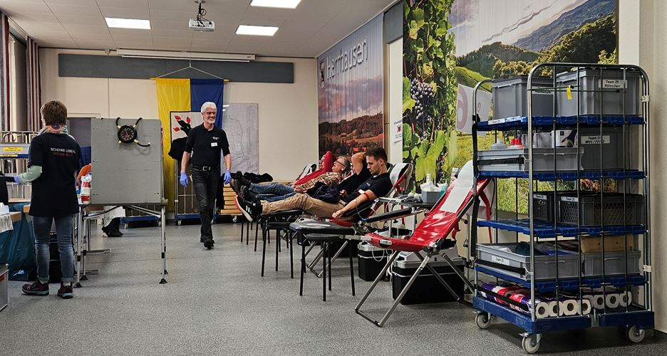 Blutspende Herrhausen Spenderraum (Foto Appun) Blutspende Herrhausen - Spenderraum (Foto Appun)