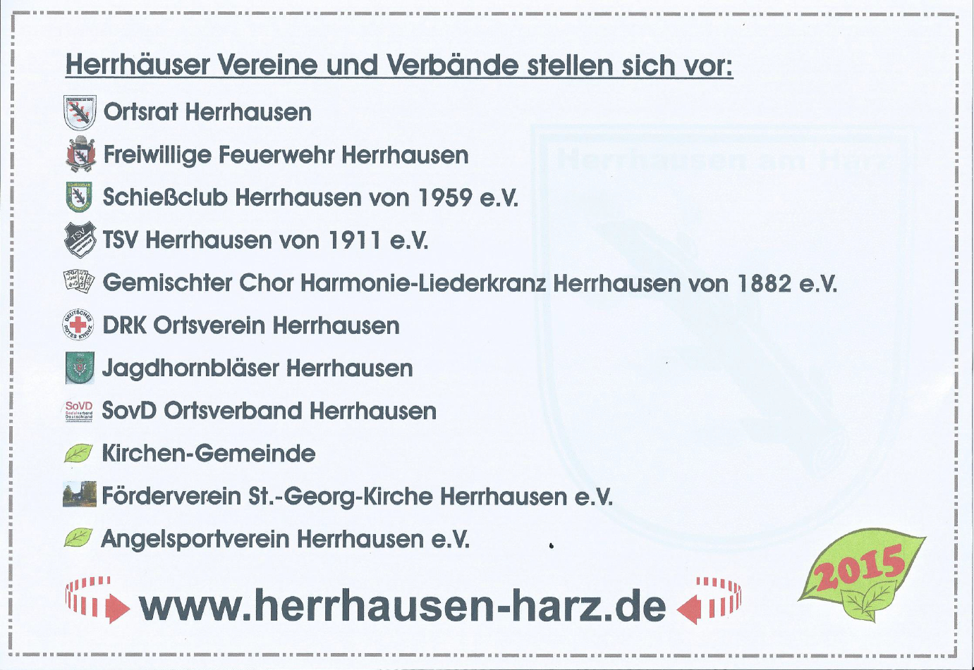 Vereine und Verbände