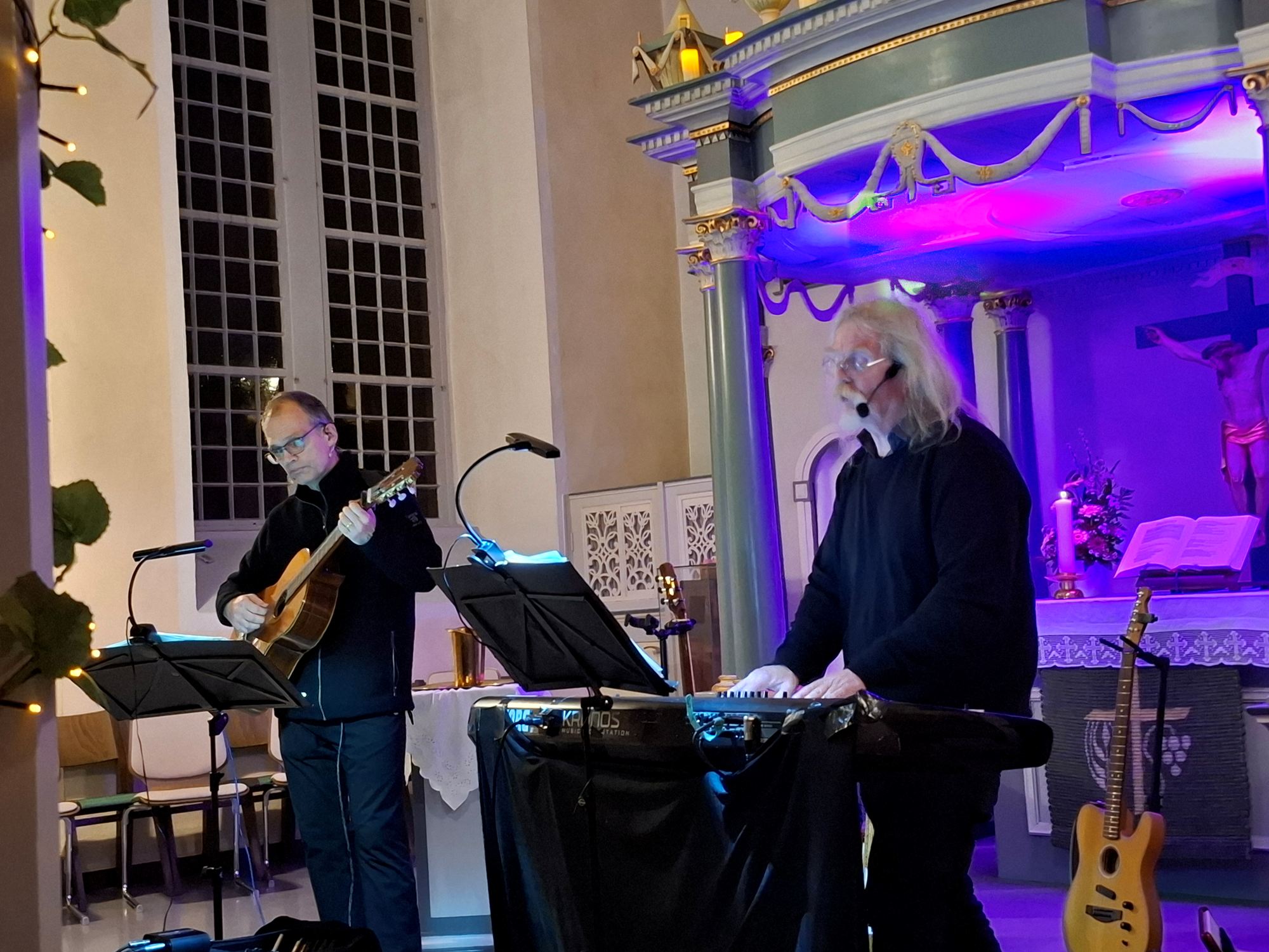 Pastorenduo JoP (Johannes Hirschler und Peter Wieboldt) in der St. Georgskirche