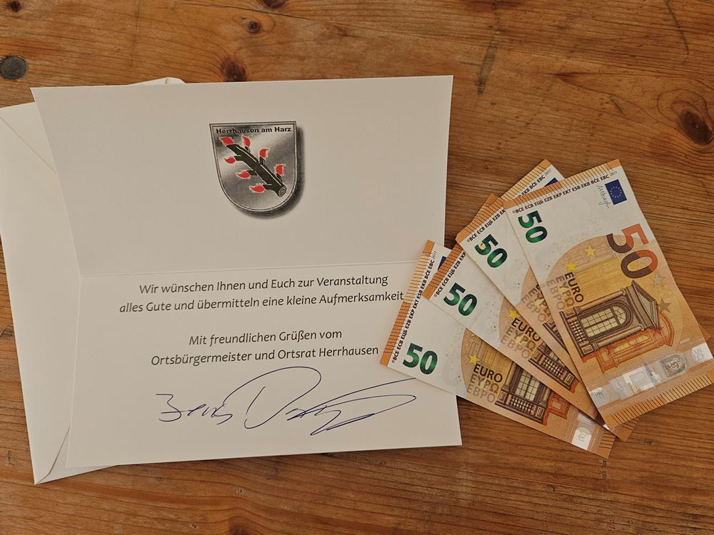 Spende vom Ortsrat Spende vom Ortsrat
