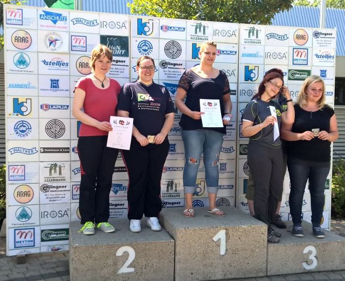 Vanessa Celine gewann mit der Manschaft USK Gifhorn die Silbermedallie