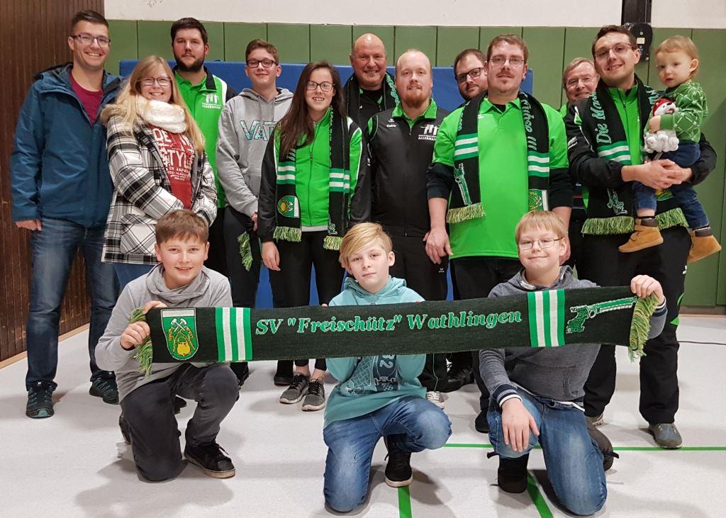 Die Jugendlichen des SC Herrhausen zu Besuch bei den Schützen des SV Wathlingen