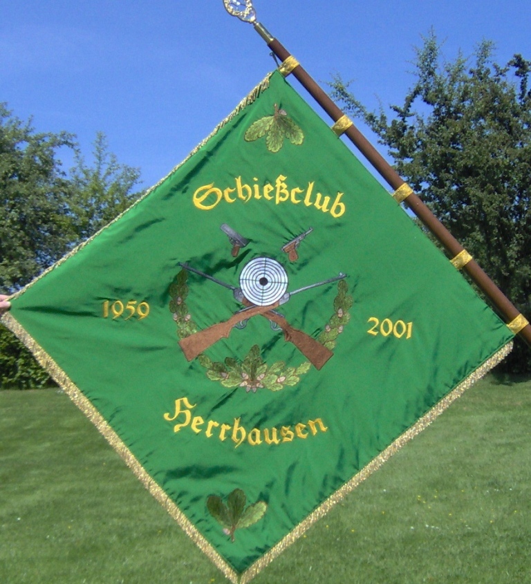 Vorderseite der Vereinsfahne