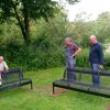 Bänke aufstellen an der Nettequelle